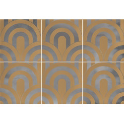 VIVES HANAMI TAKADA CARAMELO PLATA ДЕКОР 23X33,5X0,91