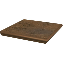 PARADYZ KLINKIER SEMIR BEIGE STOPNICA  Z KAPINOSEM NAROZNA 33x33