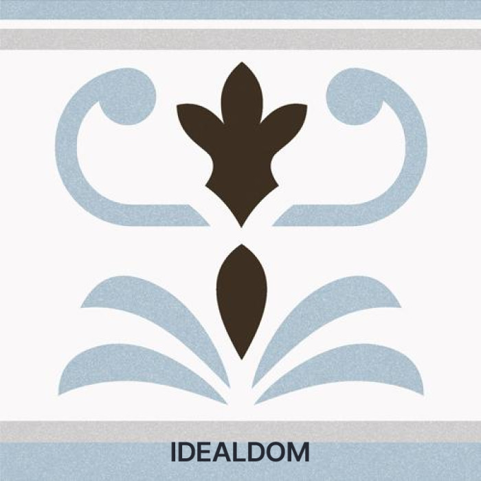 Плитка VIVES CERAMICA 1900 VALVANERA-2 CELESTE 20X20X0,8