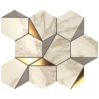ATLAS CONCORDE MARVEL GOLD HEX GRIS-CALACATTA 9EHG 25,1X29