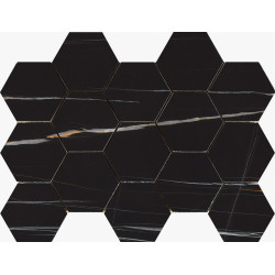 PAMESA CR.LUX JEBEL NOIR HEXAGONOS 22,5x32,5