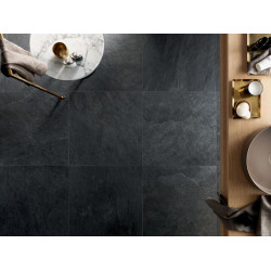 LEA CERAMICHE SLIMTECH WATERFALL DARK FLOW 100X100