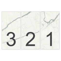 FIANDRE DESIGN YOUR SLABS COUNTDOWN COMPOSIZIONE VISIONS 3 ШТ NAT Y4V500D453006 150X300X0,6