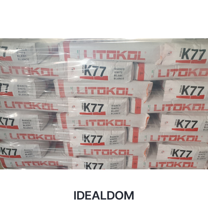 Плитка Клей для плитки Litokol Superflex K77 20 Кг C2Tes1 Сірий (K77G0020),Сірий
