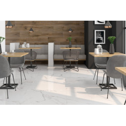 PRISSMACER ESS. STATUARIO BLANCO 90X90