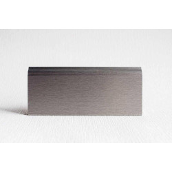 Плинтус Lucciano Из Мдф Lucciano 96X16X2400 Форма M2 Серебряный Сатин,Плинтус,Італія