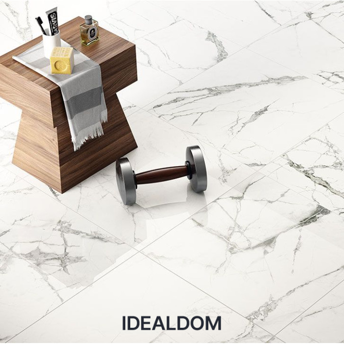 Плитка FIORANESE MARMOREA INTENSA BIANCO LUCE LR M5751LR 74X74X1