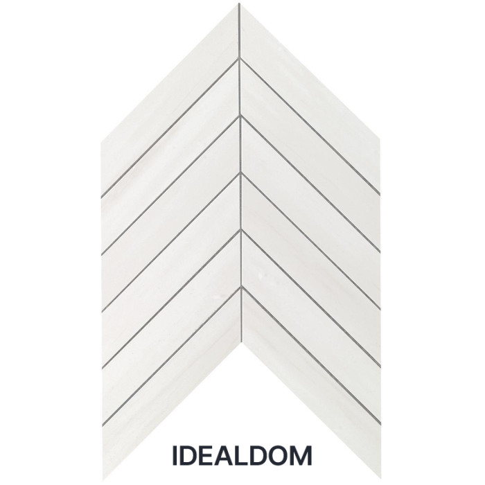 Плитка ATLAS CONCORDE MARVEL STONE BIANCO DOLOMITE CHEVRON WALL 30,5X25