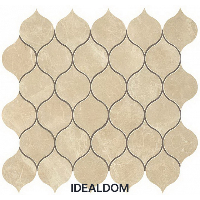 Плитка ATLAS CONCORDE MARVEL EDGE ELEGANT SABLE DROP MOSAIC 9EDS 27,2X29,7