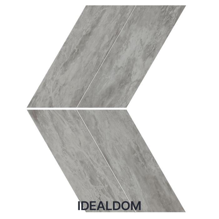Плитка ATLAS CONCORDE MARVEL STONE BARDIGLIO GREY LAPPATO CHEVRON 22,5X22,9