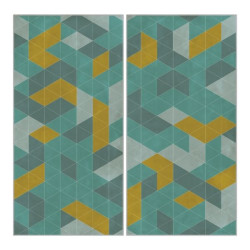 FIANDRE DESIGN YOUR SLABS CROSSINGS COMPOSIZIONE TEXTURES 2 ШТ NAT Y4VX00D330006 150X300X0,6
