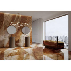 PARADYZ ABSTRACT RUST SZKL RECT POL 59,8X119,8