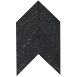 ATLAS CONCORDE MARVEL STONE NERO MARQUINA CHEVRON WALL 30,5X25