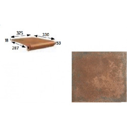 GRES ARAGON ANTIC MARRON PELDANO PZ270 33x33x1,8