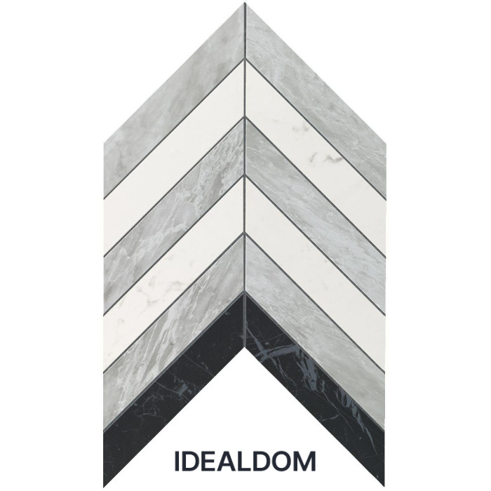 Плитка ATLAS CONCORDE MARVEL STONE CHEVRON MIX WALL 30,5X25