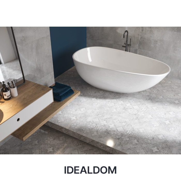 Плитка CERRAD SOFTCEMENT SILVER PATCHWORK 60X60