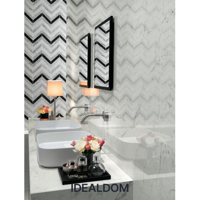 Плитка ATLAS CONCORDE MARVEL STONE CREAM PRESTIGE CHEVRON LAPPATO AS1R 22,5X22,9