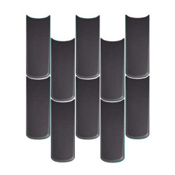 WOW BOHO TEAR BLACK MATT 118220 10X25