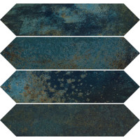 LA FENICE OXYDUM DECORO STEEL (TOZZ. LOSANGA 7.5x30) 7.5x30