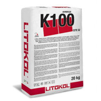 Клей для плитки Litokol Hyperflex K100 20 Кг C2Tes2 Белый (K100B0020),Білий