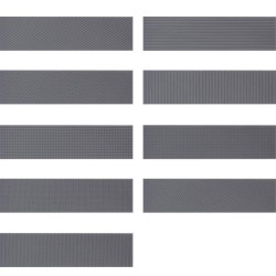 WOW GRADIENT DECOR BLACK MATT 7,5X30