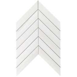 ATLAS CONCORDE MARVEL STONE BIANCO DOLOMITE CHEVRON WALL 30,5X25