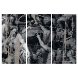 FIANDRE DESIGN YOUR SLABS CLASSIC ART BLACK & WHITE COMPOSIZIONE ART 3 ШТ NAT Y4WT00D453006 150X300X0,6