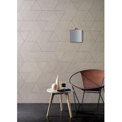 LEA CERAMICHE SLIMTECH WATERFALL IVORY FLOW 100X100