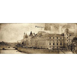 CERAMIKA KONSKIE POSTCARD BEIGE 2 INSERTO 20x50 ДЕКОР