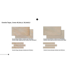 PARADYZ KLINKIER EREMITE TAUPE STRUKTURA MAT 30X60