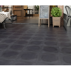 PARADYZ KLINKIER BAZALTO GRAFIT STOPNICA PROSTA Z KAPINOSEM 30x33