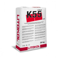 Клей для плитки Litokol Litoplus K55 20 Кг C2Te Сірий (K55G0020),Клей,Сірий