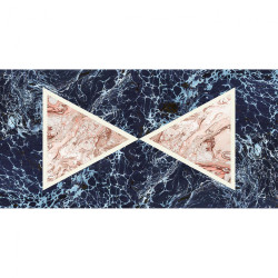 CEDIT ARALDICA TRIANGOLO BLU GLOSSY 6MM RETT 763514 120x240
