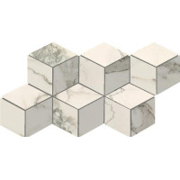 DADO MARMI PREGIATI MOSAICO CUBIC SUPREME CALACATTA LAPPATO 15X33,3