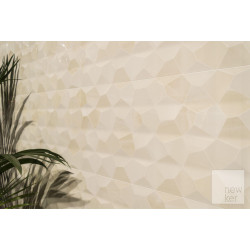 NEWKER MARBLE+ ONYX DECOR IVORY 188215 29,5X90