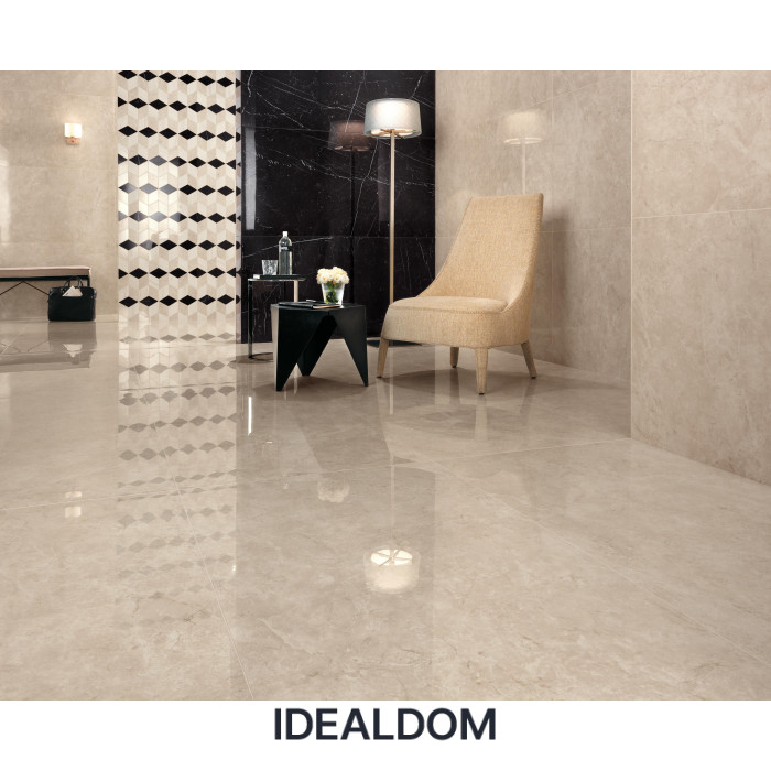 Плитка ATLAS CONCORDE MARVEL STONE CREAM PRESTIGE CHEVRON LAPPATO AS1R 22,5X22,9