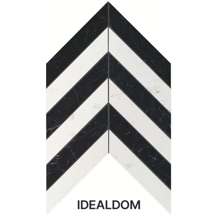 Плитка ATLAS CONCORDE MARVEL STONE CHEVRON COLD WALL 30,5X25