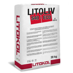 Самовыравнивающаяся Цементная Litokol Litoliv S40 Eco 20 Кг (S400020)