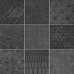41ZERO42 PIETRE41 OUTLINE MIX BLACK 20X20