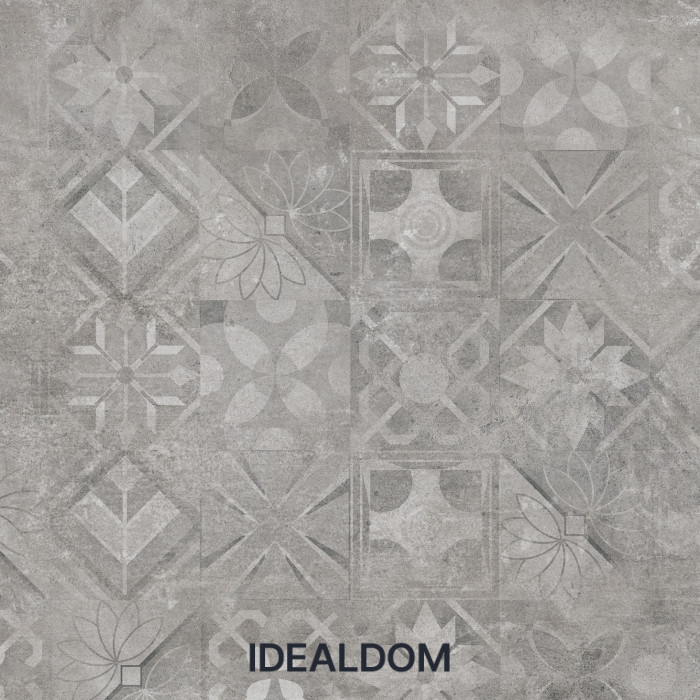 Плитка CERRAD SOFTCEMENT SILVER PATCHWORK POLER 60X60