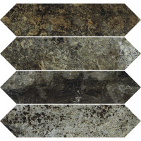 LA FENICE OXYDUM DECORO IRON (TOZZ. LOSANGA 7.5x30) 7.5x30