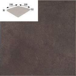 GRES ARAGON CAPRI PELDANO CHOCOLATE PZ270 33x33x1,8