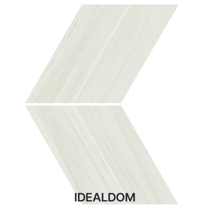 Плитка ATLAS CONCORDE MARVEL STONE BIANCO DOLOMITE CHEVRON LAPPATO 22,5X22,9