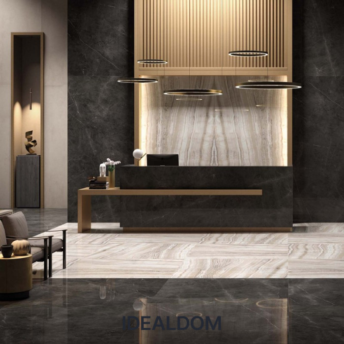 Плитка ABK SENSI WIDE ONICE BEIGE LUX+ RET 120X120X0,7