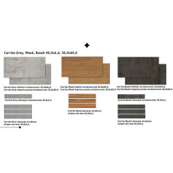 PARADYZ KLINKIER CARRIZO GREY STRUKTURA MAT 30X60