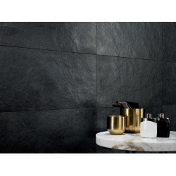 LEA CERAMICHE SLIMTECH WATERFALL DARK FLOW 100X100