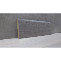 Плинтус Из Мдф Lucciano С Цифровой Печатью И Порами Дерева 70X16 (168),Плинтус,Сірий,Італія