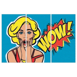 FIANDRE DESIGN YOUR SLABS COMICS COMPOSIZIONE ART 3 ШТ NAT Y4WP00D453006 150X300X0,6